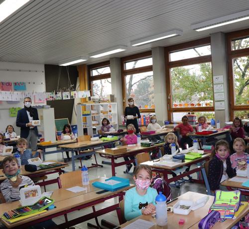 Laurenzer Grundschule – Bio-Brotboxen für die Erstklässler